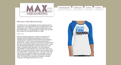 Desktop Screenshot of maxmerch.com
